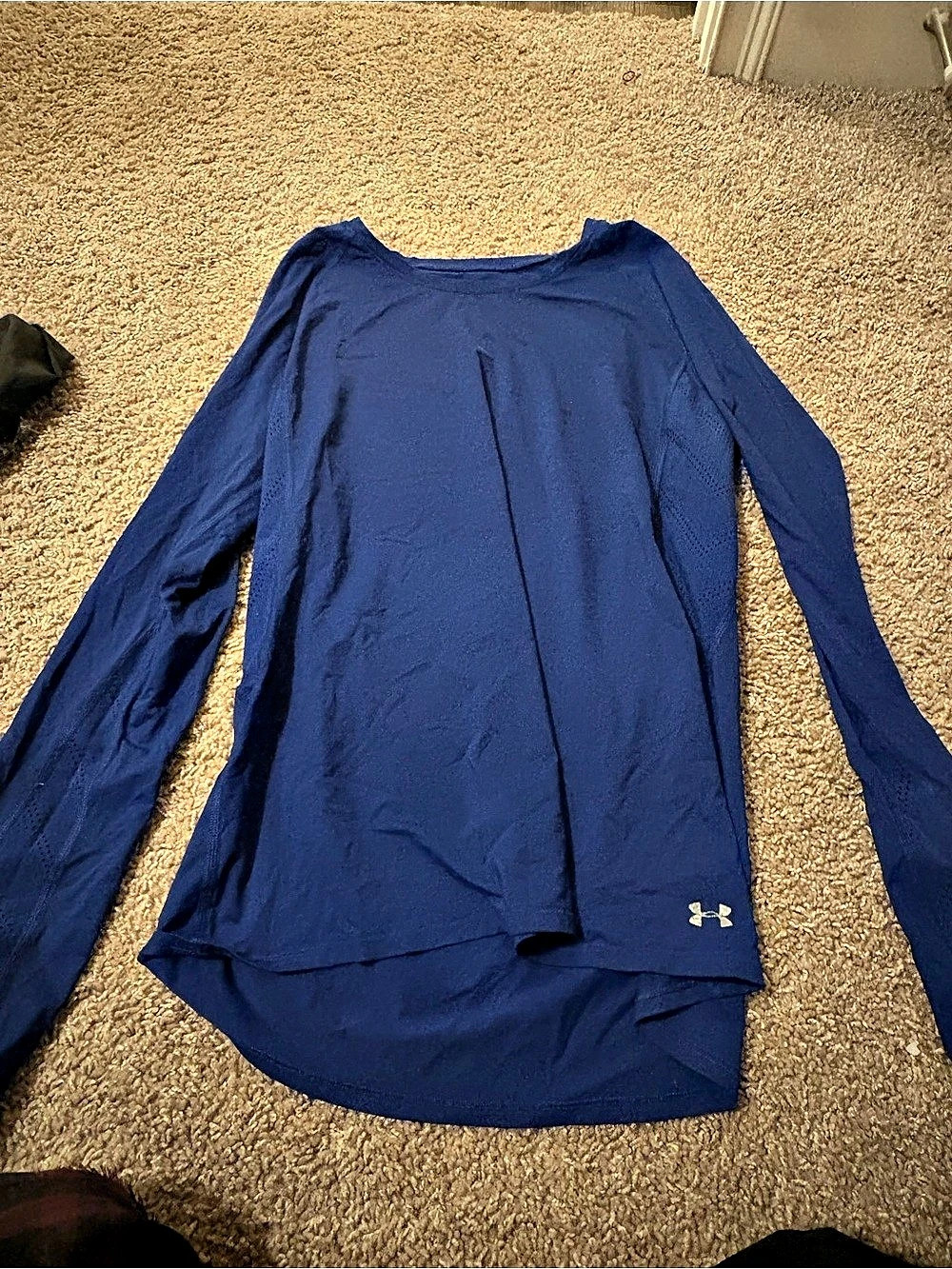 Under Armour Women's Blue Long Sleeve Athletic Top